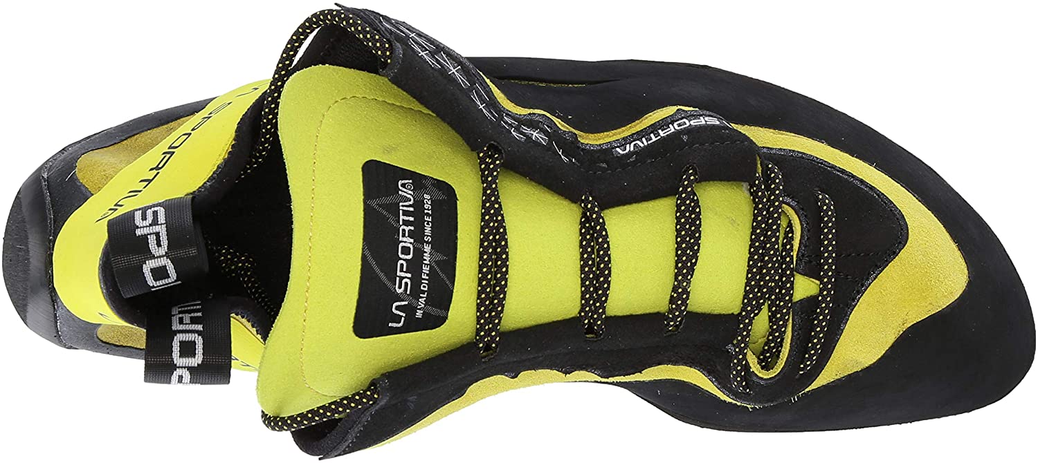 La Sportiva Men's Miura Climbing Shoe, Lime, 45