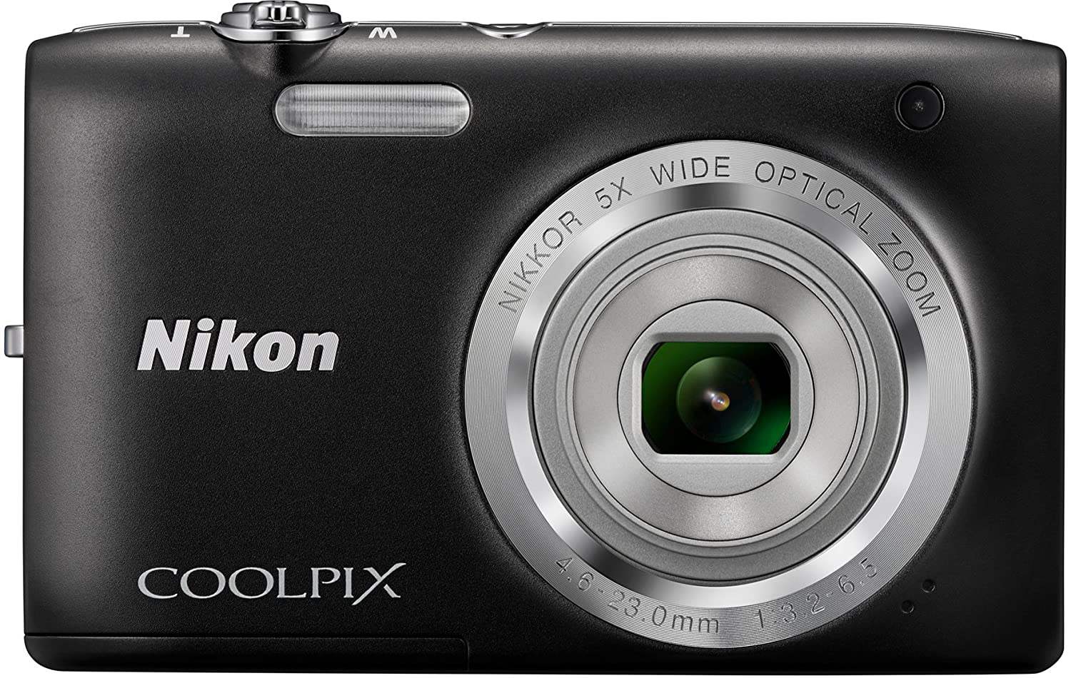 Nikon Coolpix S2800 Point and Shoot Digital Camera with 5X Optical Zoom (Black) International Version No Warranty