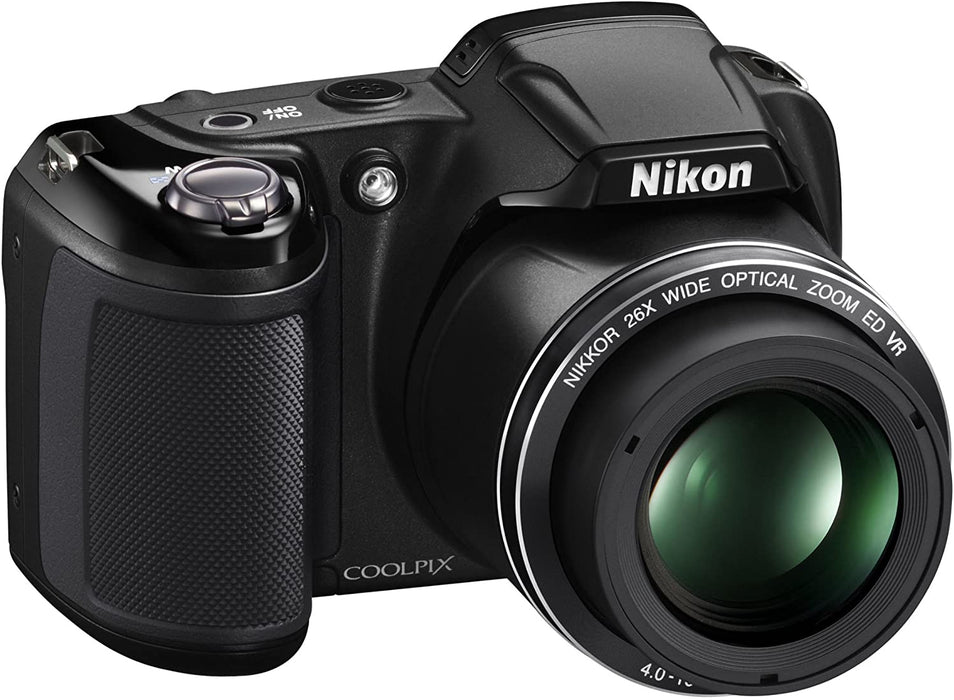Nikon Coolpix L320 16.1MP Digital Camera with 26x Optical Zoom - BLACK