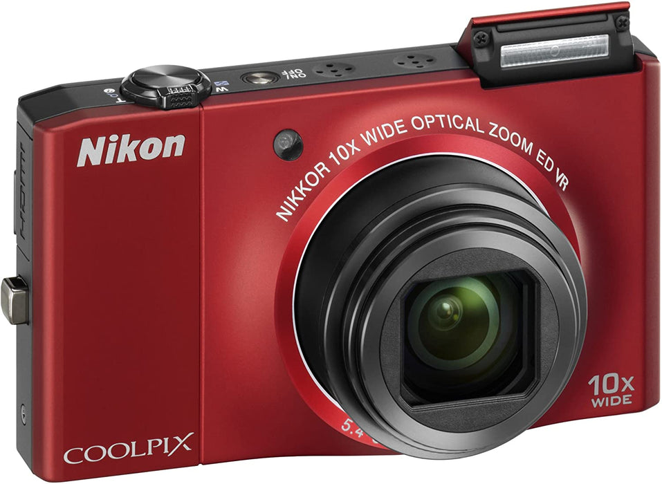 Nikon Coolpix S8000 14.2MP Digital Camera with 10x Optical Vibration Reduction (VR) Zoom and 3.0-Inch LCD (Black)