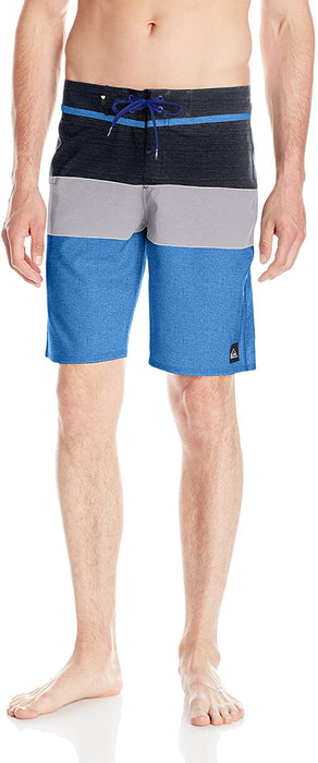 Quiksilver Men's Everyday Blocked Vee 20 Inch Boardshort Swim Trunk, Turkish sea, 28