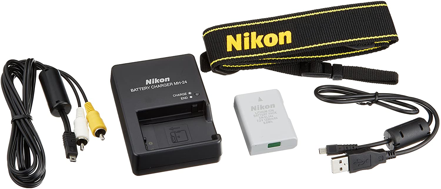 Nikon digital camera D3300 double zoom kit 18-55mm DX VR II & 55-200mm DX VR II Lenses2 Black