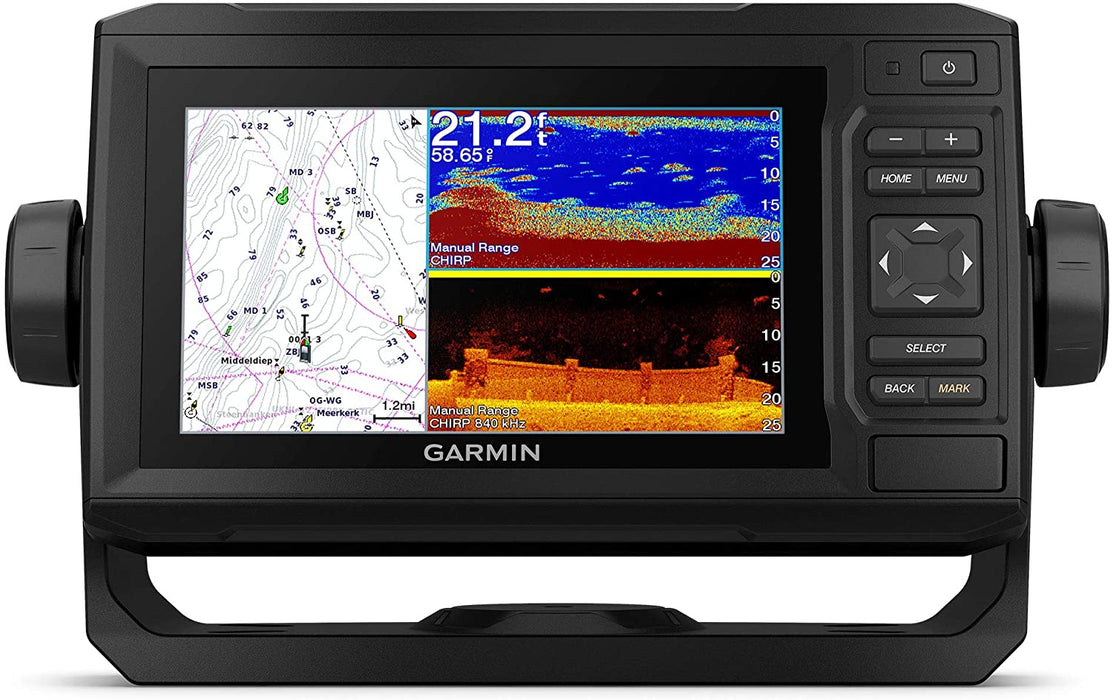 Garmin ECHOMAP UHD 64Cv, 6" Keyed Chartplotter with U.S. BlueChart G3