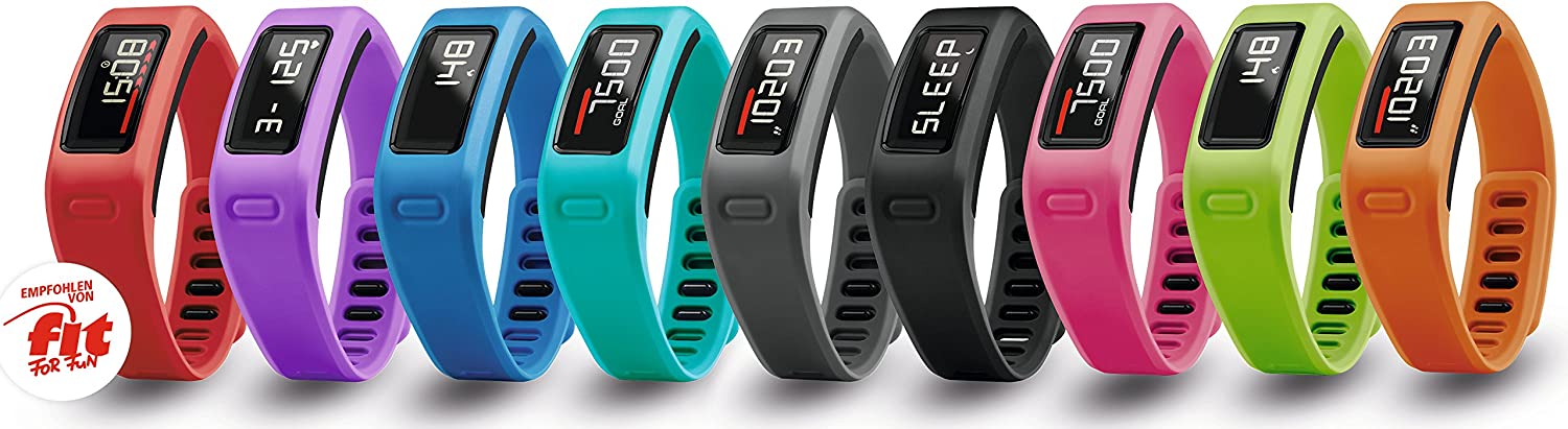 Garmin vívofit Fitness Band - Red Bundle (Includes Heart Rate Monitor)