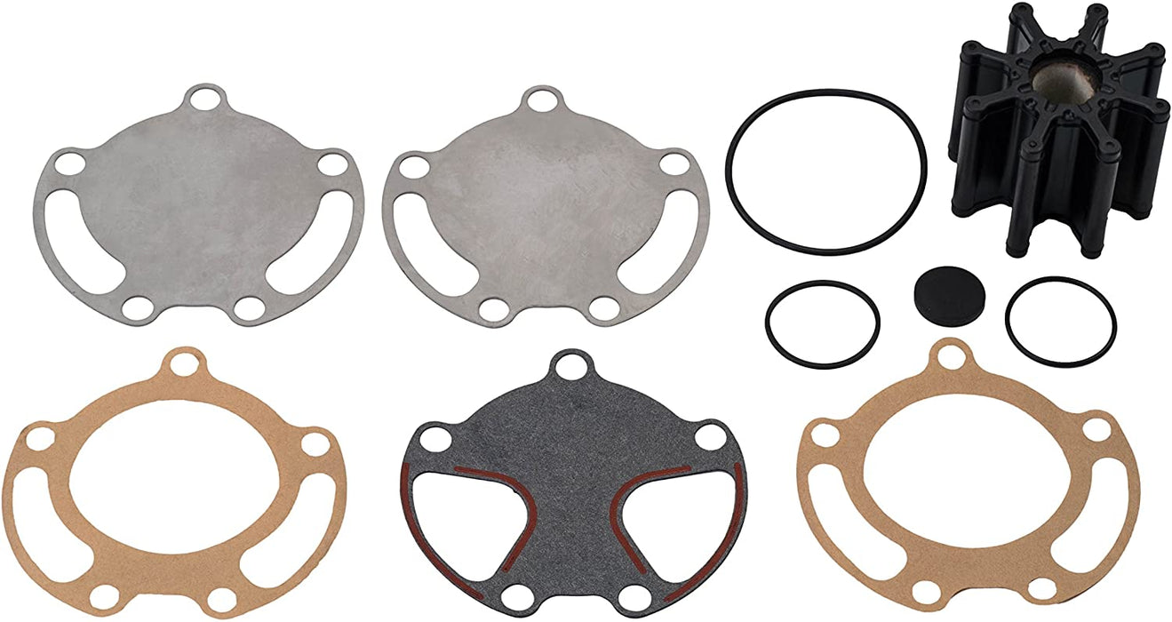 Quicksilver 59362Q08 Sea Water Pump Impeller Replacement Kit - Bravo I, II and III with Two-Piece Pump Body