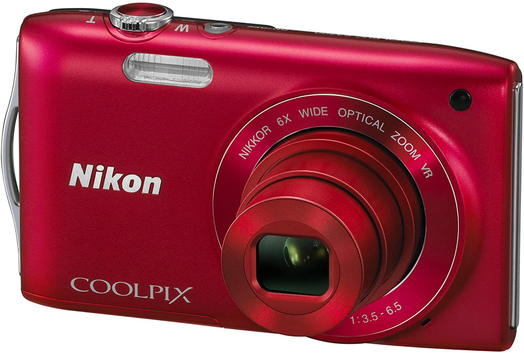 Nikon COOLPIX S3300 16 MP Digital Camera with 6x Zoom NIKKOR Glass Lens and 2.7-inch LCD (Black)