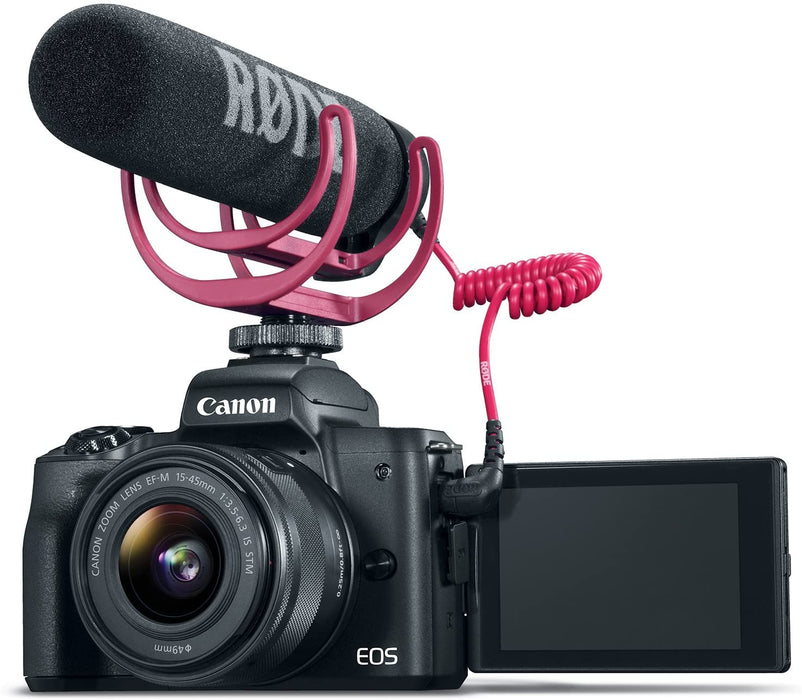 Canon EOS M50 Mirrorless Digital 4K Vlogging Camera with Dual Pixel CMOS Autofocus, DIGIC 8 Image Processor, Built-in Wi-Fi, NFC and Bluetooth technology, Body
