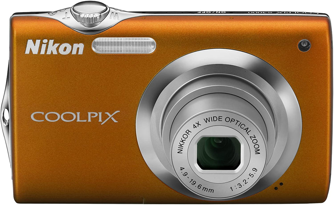 Nikon Coolpix S3000 12.0 MP Digital Camera with 4x Optical Electronic Vibration Reduction (VR) Zoom and 2.7-Inch LCD (Plum)