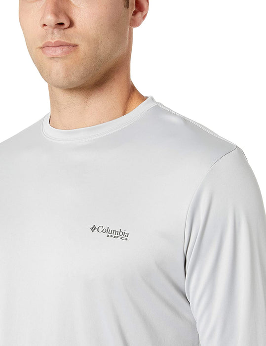 Columbia Men's Terminal Tackle PFG State Triangle Long Sleeve, Moisture Wicking