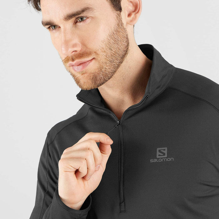 Salomon mens Outrack Half Zip Mid
