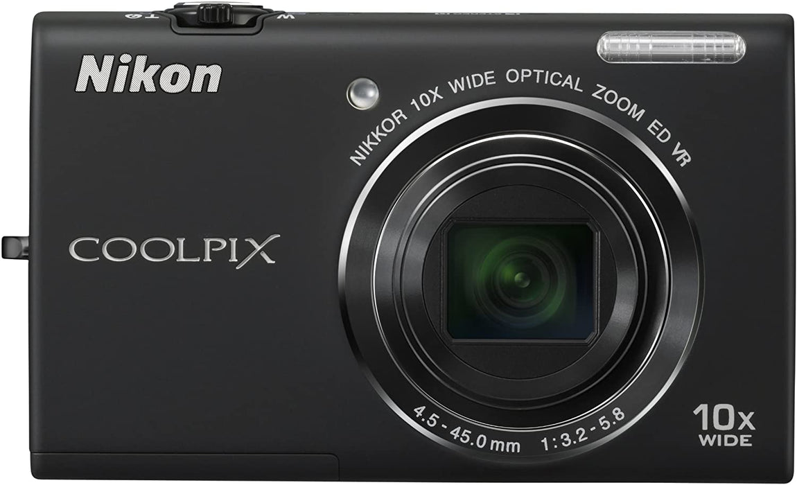 Nikon COOLPIX S6200 16 MP Digital Camera with 10x Optical Zoom NIKKOR ED Glass Lens and HD 720p Video (Silver)