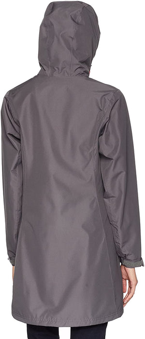 Helly Hansen Women's Long Belfast Lightweight Waterproof Windproof Breathable Raincoat Jacket with Hood