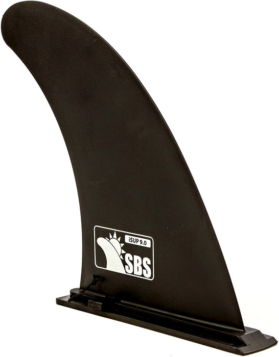 Santa Barbara Surfing SBS 9" iSUP Fin - Quick Release Slide in Fin for Inflatable Paddleboard (Aqua Marina, Vilano, etc)