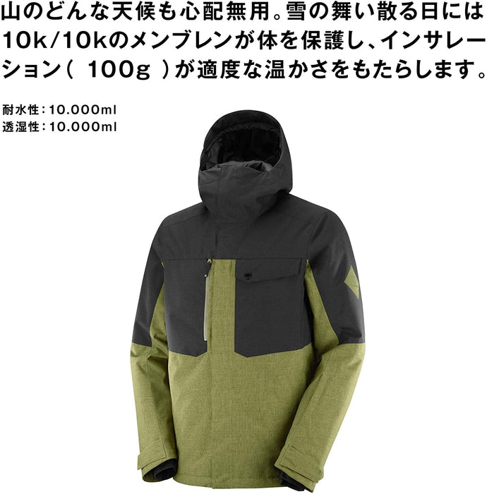 Salomon mens Powderstash Jacket