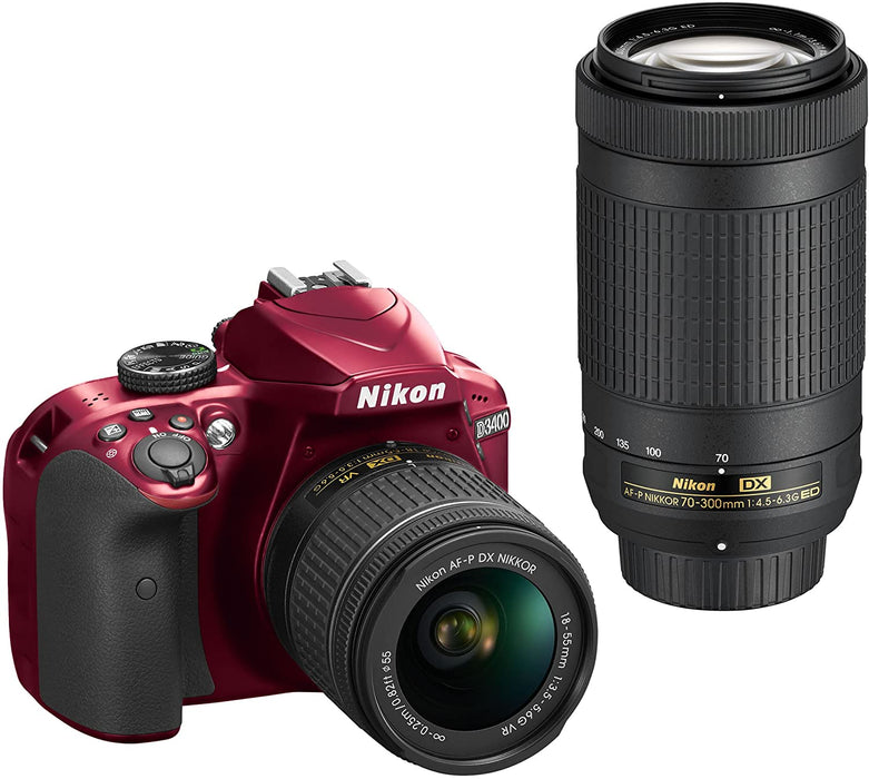 Nikon D3400 w/ AF-P DX NIKKOR 18-55mm f/3.5-5.6G VR (Black)