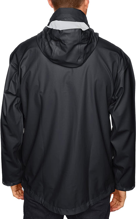 Helly Hansen Men's Voss Windproof Waterproof Rain Coat Jacket with Stowable Hood