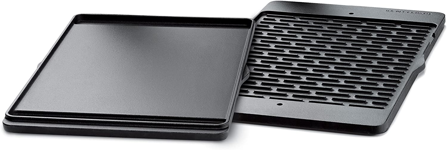 Weber 7566 Porcelain-Enameled Cast Iron Grill Griddle for Genesis 300 Series