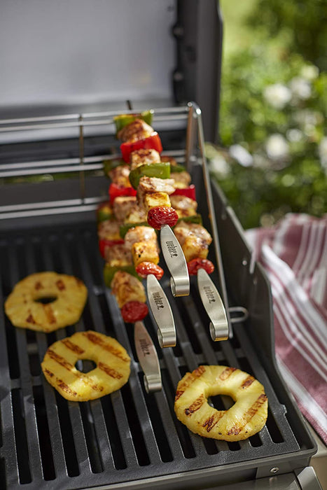 Weber 7618 Elevations Tiered Cooking System 4-Piece Skewer Set