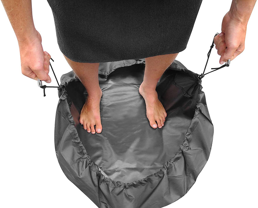 BPS Wetsuit Changing Mat/Waterproof Dry-Bag/Wet Bag for Surfers with Especially Designed Handles & Hidden Pocket - Also Available with Bundle of FCS Screws or Leash String or Wax Comb