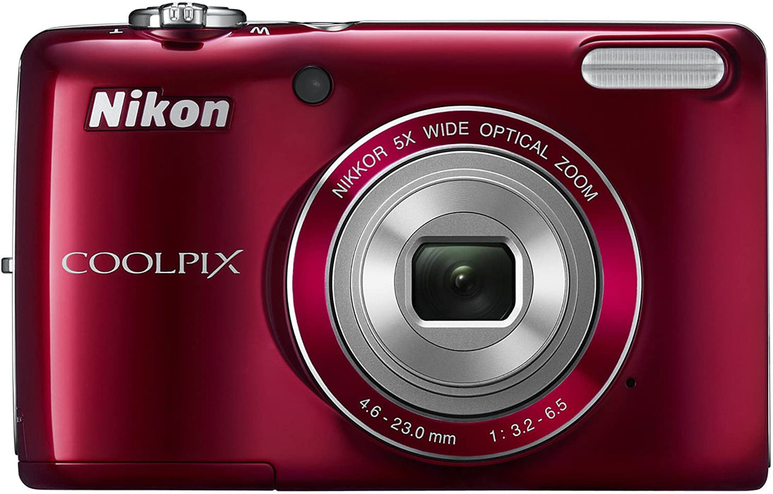 Nikon COOLPIX L26 16.1 MP Digital Camera with 5x Zoom NIKKOR Glass Lens and 3-inch LCD (Silver) (OLD MODEL)