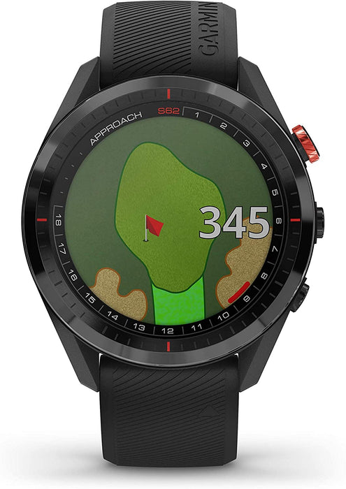 Garmin Approach S62, Premium Golf GPS Watch, Built-in Virtual Caddie, Mapping and Full Color Screen