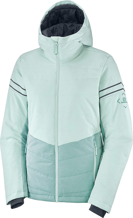 Salomon Edge Women's Ski Jacket, Icy Morn/Heather