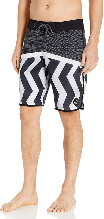 Quiksilver Men's Crypto Zig Zag 20 Boardshort Swim Trunk