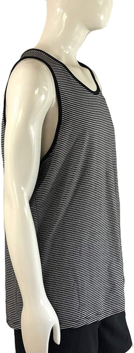 Lululemon 5 Year Basic Tank - ZWUI (Hyper Stripe White Black)