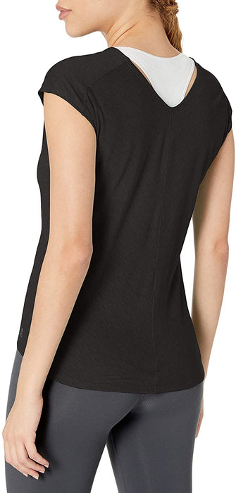 Salomon Women's Standard Comet Short Sleeve TEE W, black/ebony/Heather