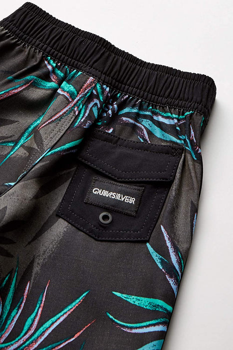 Quiksilver Boys' Little Highline Salty Palms 14 Boardshort Swim Trunk
