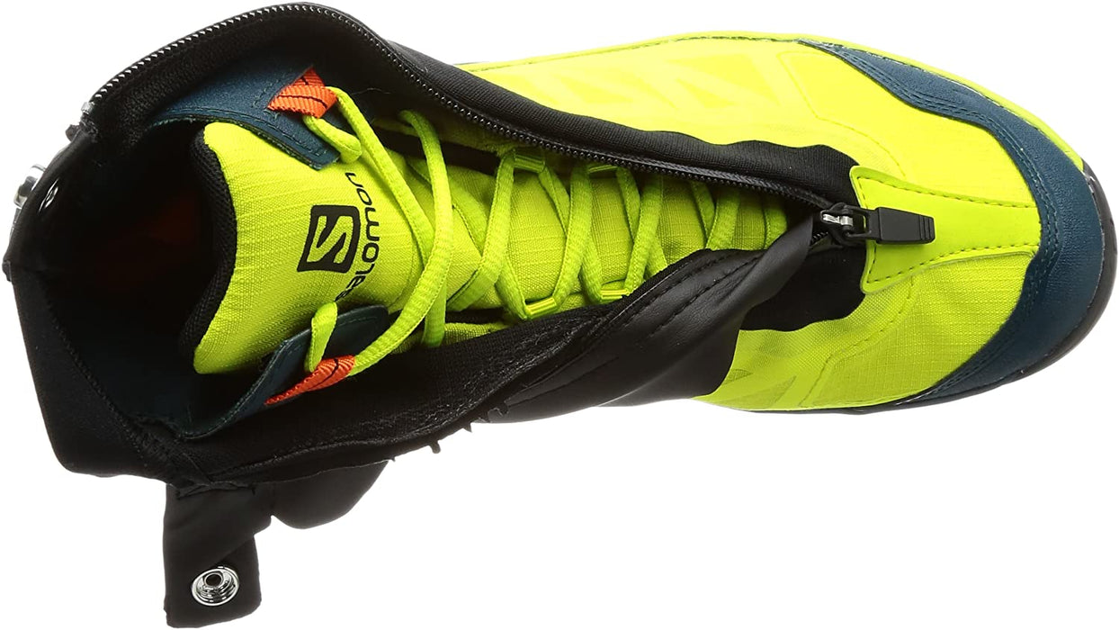 SALOMON Outpath Pro GTX Hiking Boot - Men's Lime Punch/Reflecting Pond/Black, US 7.0/UK 6.5