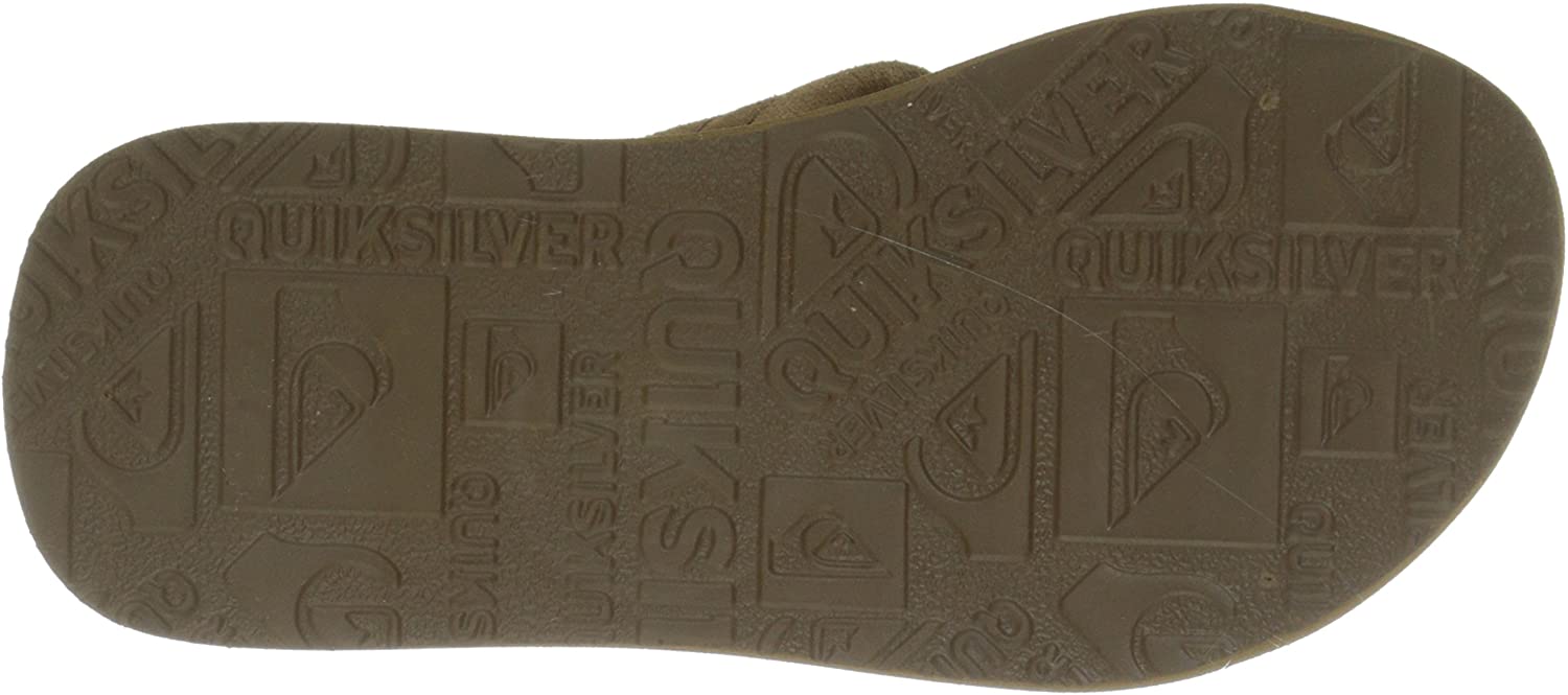 Quiksilver Kids' Carver Suede Youth Flip-Flop Sandal