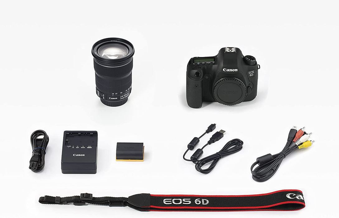 Canon EOS 6D 20.2 MP CMOS Digital SLR Camera with 3.0-Inch LCD (Body Only) - Wi-Fi Enabled