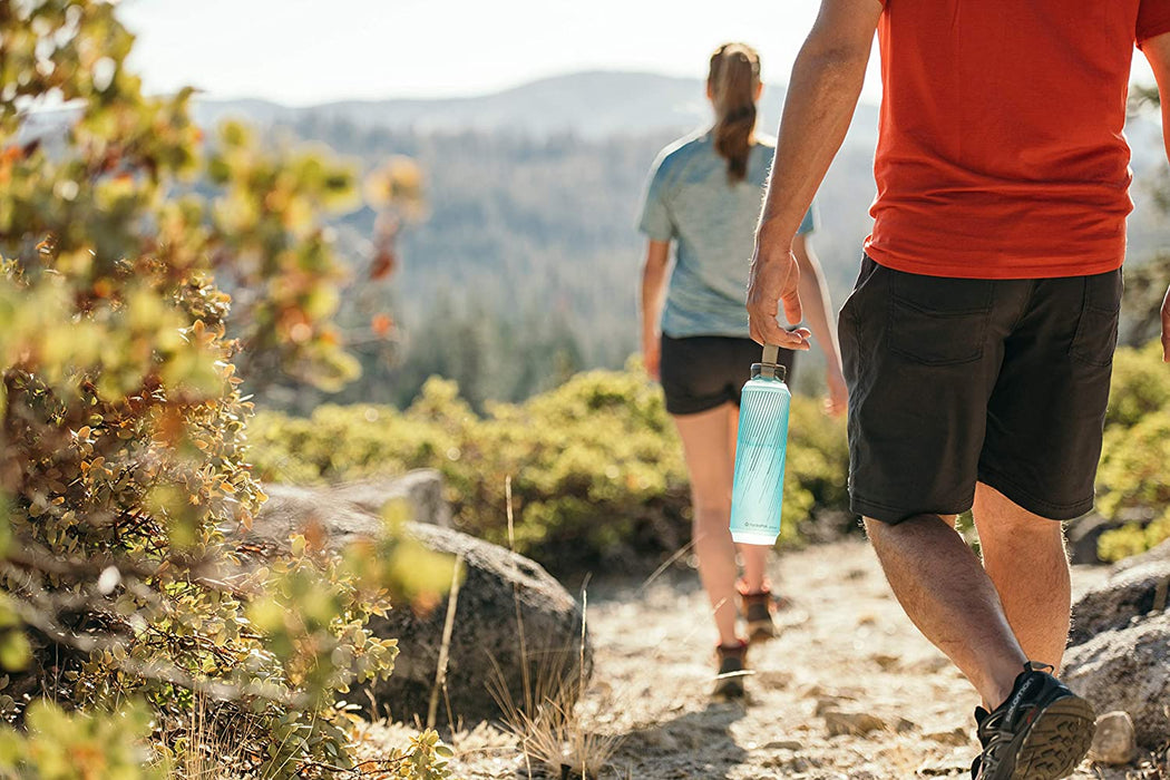 Hydrapak SoftFlask - Lightweight Handheld Running & Hiking Collapsible Water Bottle - (750 or 500 ml)