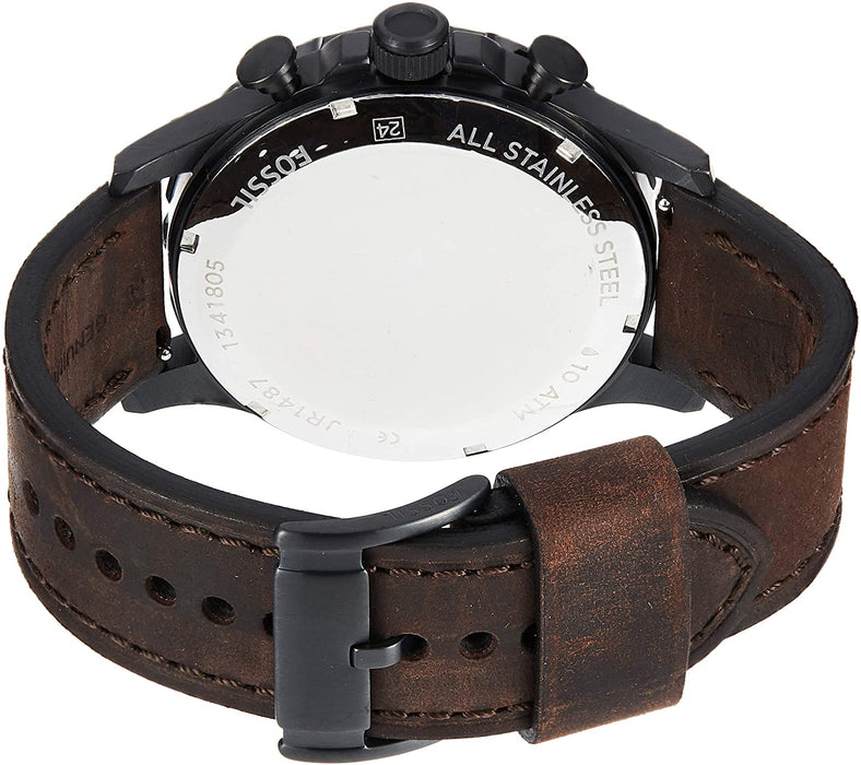 Fossil Men's Nate Stainless Steel Chronograph Quartz Watch