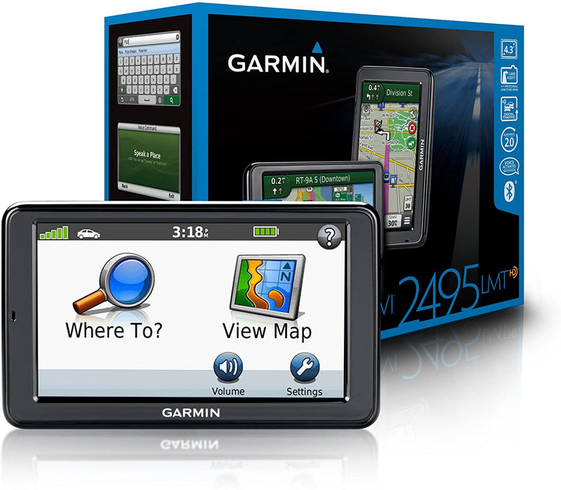 Garmin nüvi 2495LMT 4.3-Inch Portable Bluetooth GPS Navigator with Lifetime Map & Traffic Updates