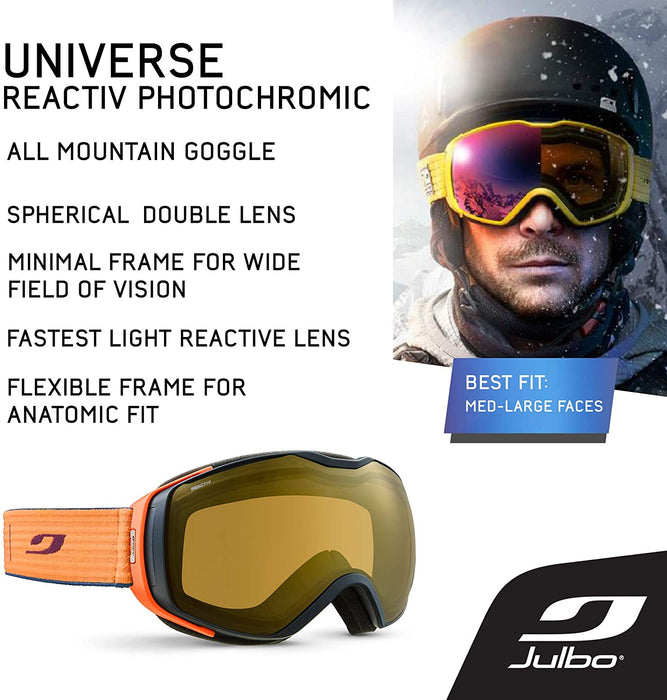 Julbo Universe Snow Goggles with Photochromic REACTIV Lens