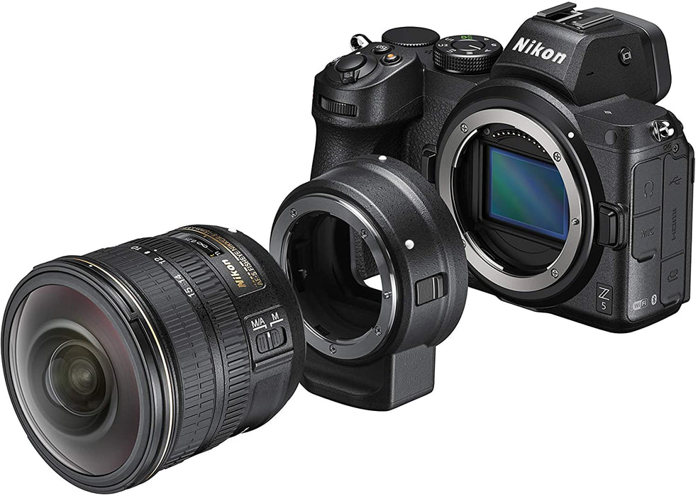 Nikon VOA040K003 Z5 + Z 24-50mm + FTZ Kit Mirrorless Camera (273-point Hybrid AF, 5-axis in-Body Optical Image stabilisation, 4K Movies, Duel Card Slots)