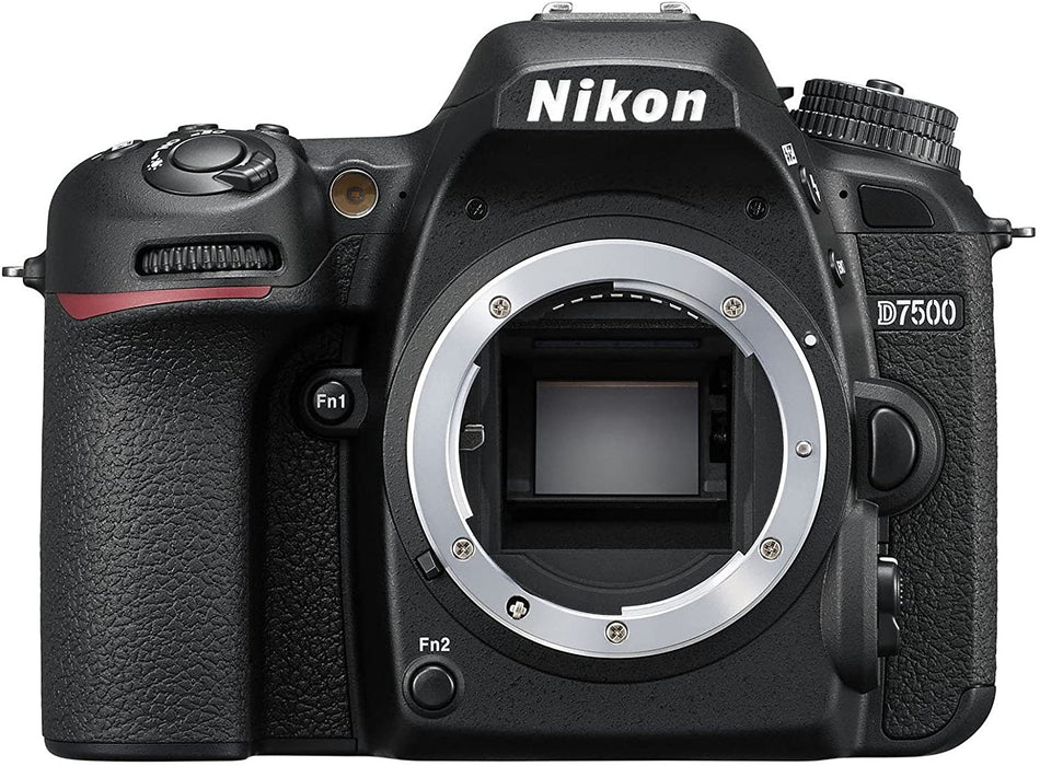 Nikon D7500 4K Ultra HD DSLR Camera with AF-P DX 18-55mm f/3.5-5.6G and 70-300mm f/4.5-6.3G NIKKOR Lens Kit + 500mm Preset f/8 Telephoto Lens + 0.43x Wide Angle, 2.2x Pro Bundle