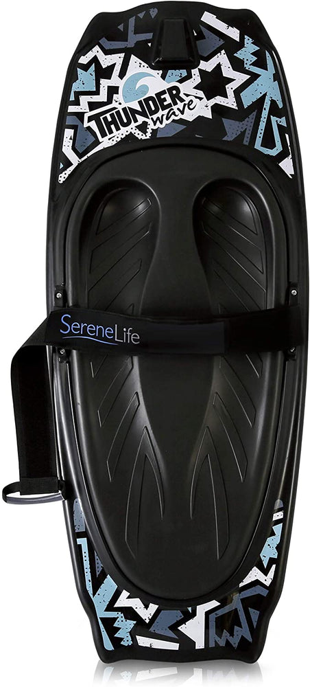 SereneLife Water Sport Kneeboard with Hook for Kids & Adults, Kneeboard with Strap for Boating, Waterboarding, Kneeling Boogie Boarding