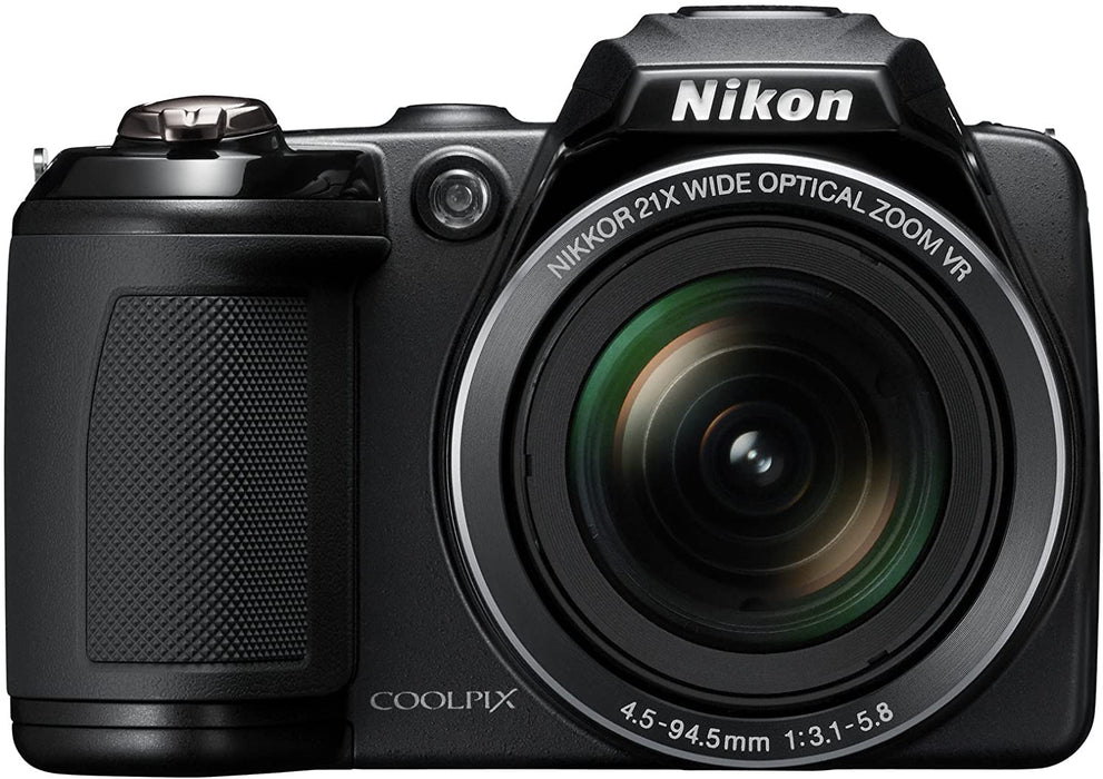 Nikon Coolpix L310 14.1MP Digital Camera with 21x Optical Zoom - BLACK