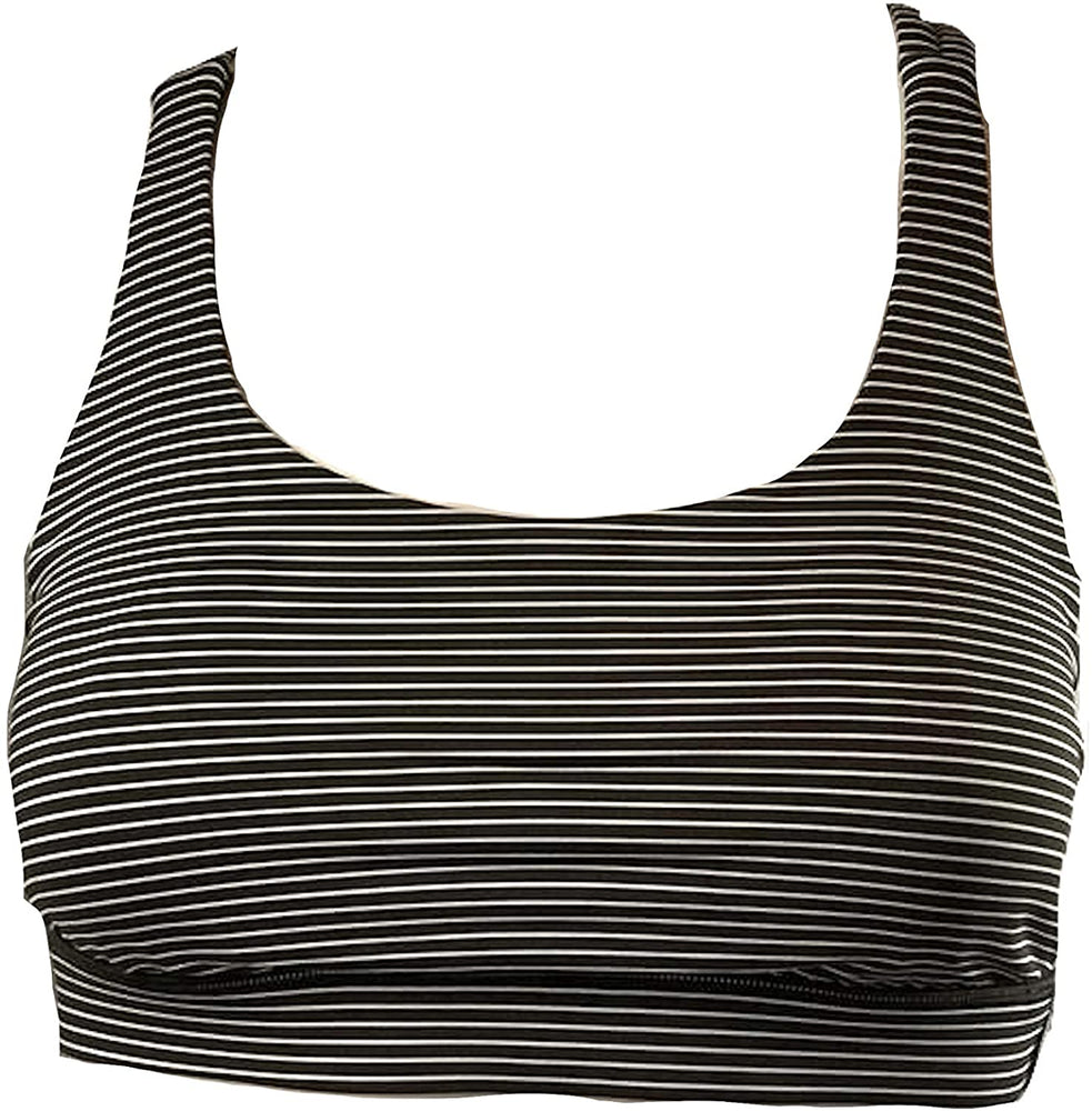 Lululemon Energy Bra - HYDO (Hype Stripe Dark Olive White)