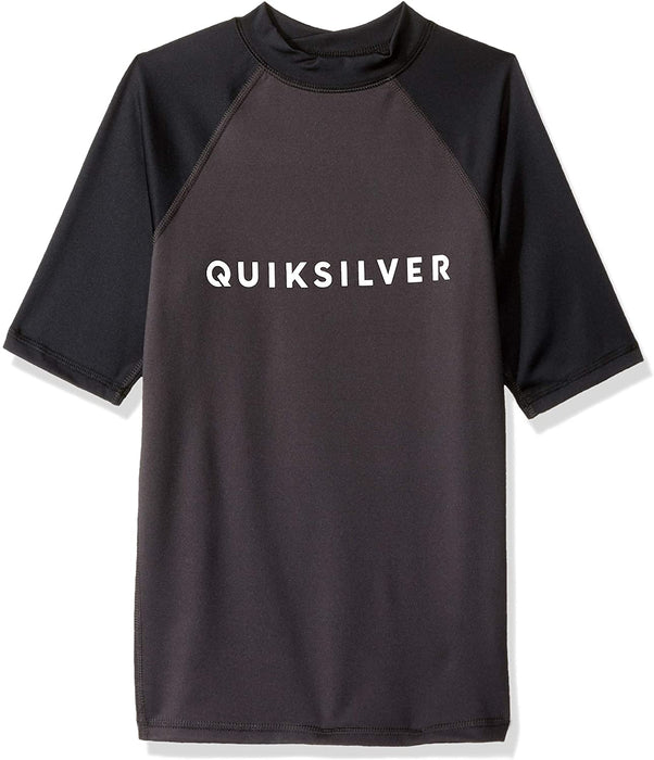 Quiksilver Boys' Little Always There Short Sleeve Youth Rashguard UPF 50+