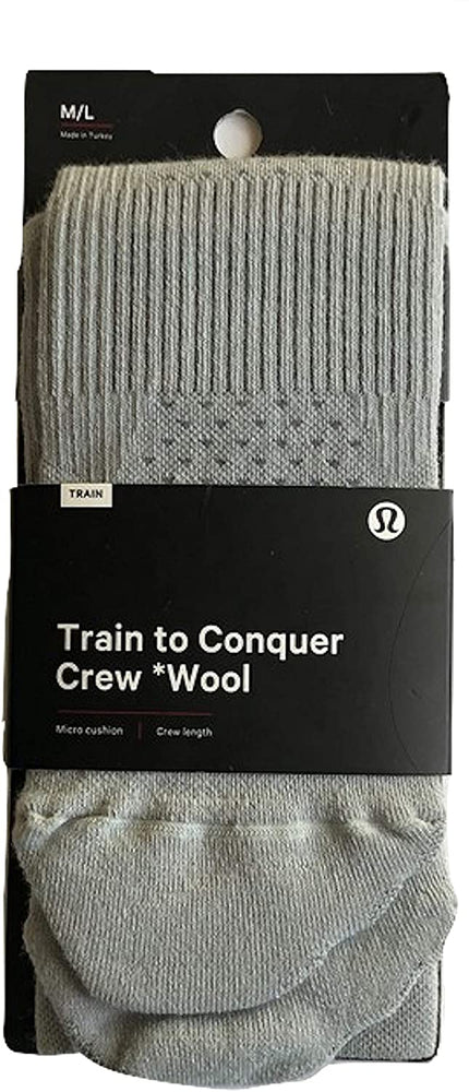 LULULEMON TRAIN TO CONQUER CREW WOOL - SESL/ASGY (Sea Salt/Asphalt Grey)