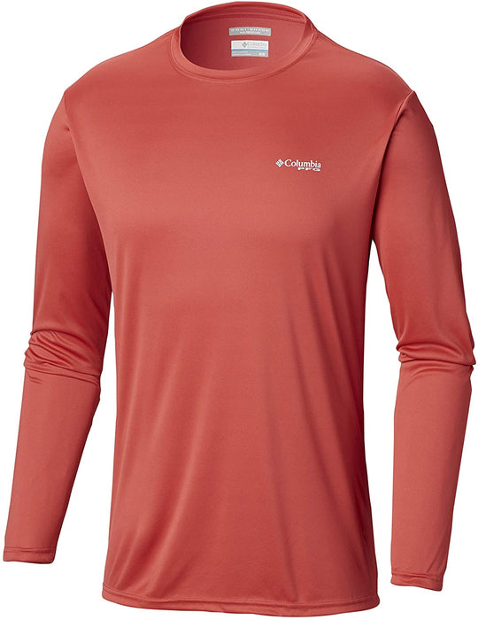 Columbia Men's Terminal Tackle PFG State Triangle Long Sleeve, Moisture Wicking