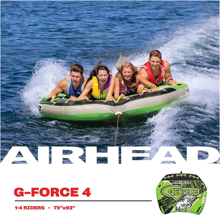 Airhead G-Force Towable Tube for Boating with 1-4 Rider Options