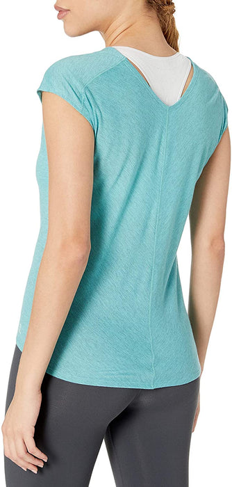 Salomon Women's Standard Comet Short Sleeve TEE W, black/ebony/Heather