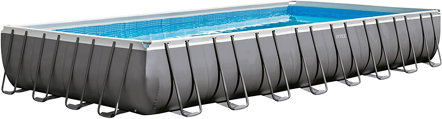 Intex 18ft X 52in Ultra Frame Pool Set with Sand Filter Pump, Ladder