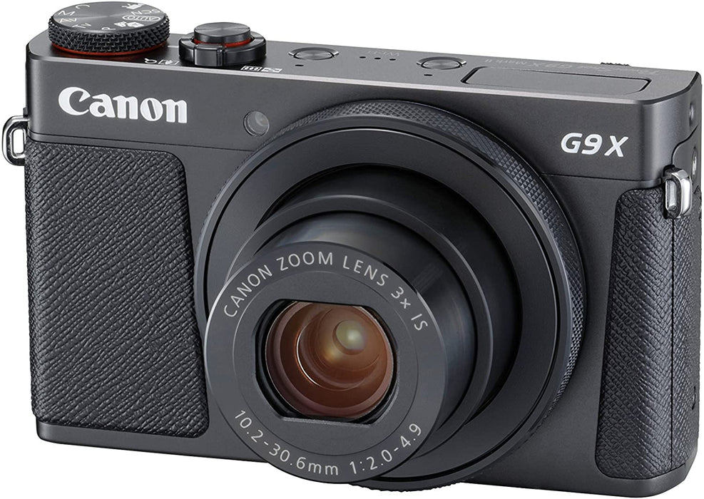 Canon PowerShot G9 X Mark II Compact Digital Camera w/ 1 Inch Sensor and 3inch LCD - Wi-Fi, NFC, Bluetooth Enabled (Black)