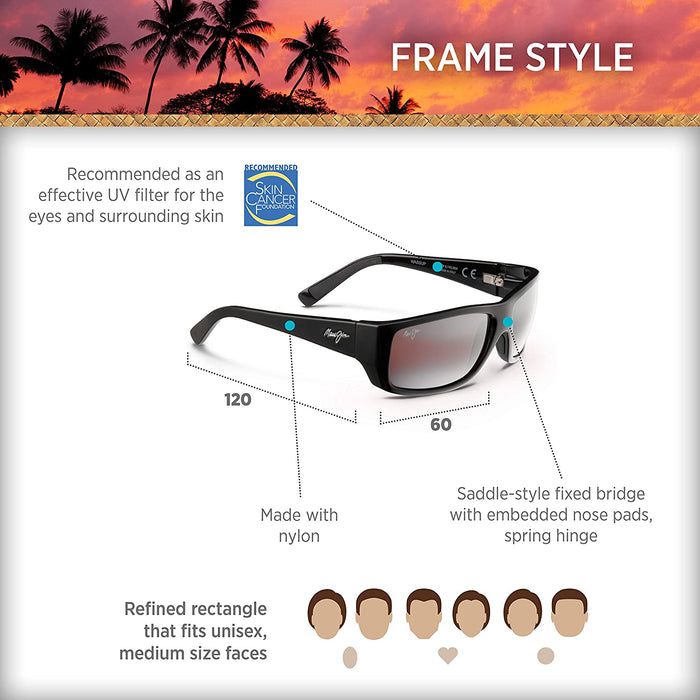 Maui Jim Breezeway Aviator Sunglasses